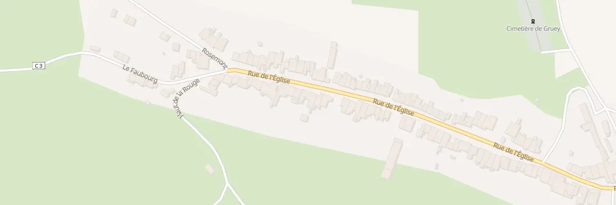 Plan du 79 Rue de l’Eglise à Gruey-lès-Surance