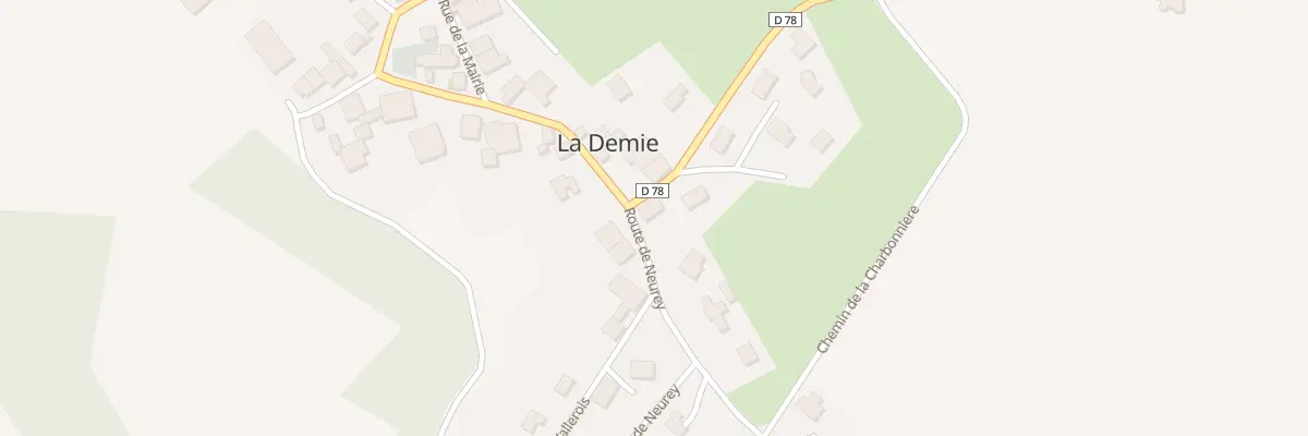 Plan du 5015 Rte de Neurey à La Demie