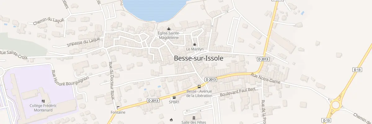 Plan du 1 Rue Paul Barreme à Besse-sur-Issole