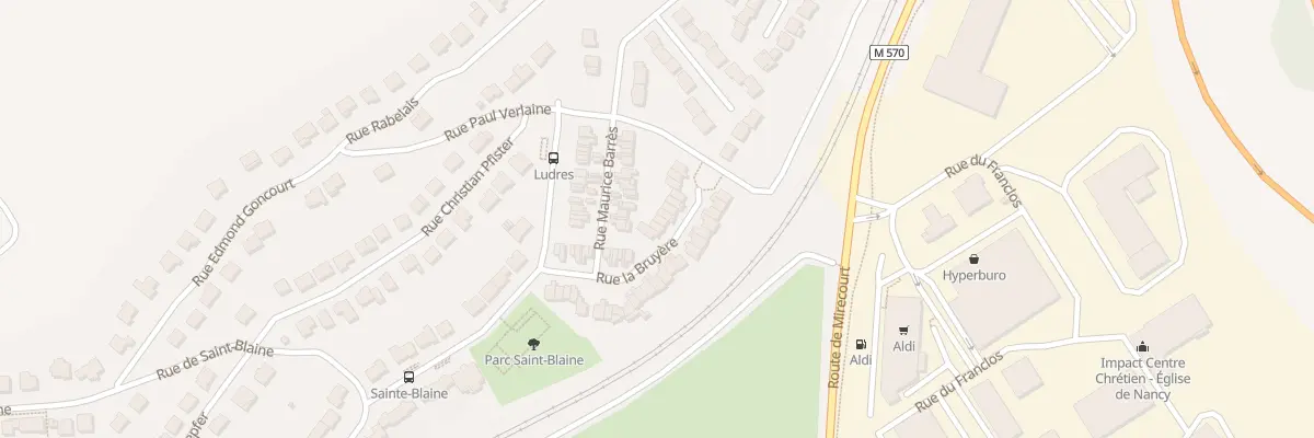 Plan du 121 Rue la Bruyère à Ludres