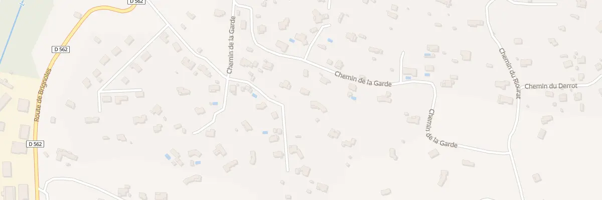 Plan du 257 Che du Cade à Carcès