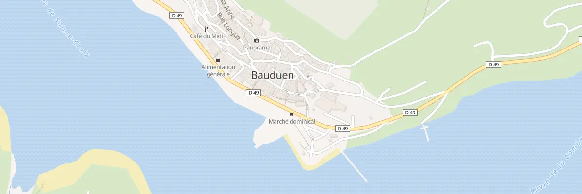 Plan du 5232 Rue Grande à Bauduen