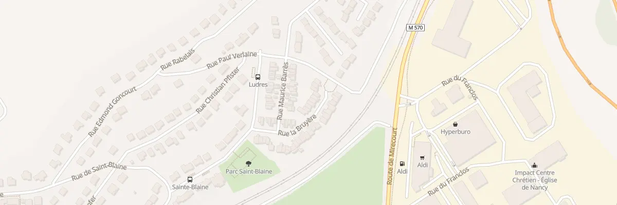 Plan du 129 Rue la Bruyère à Ludres