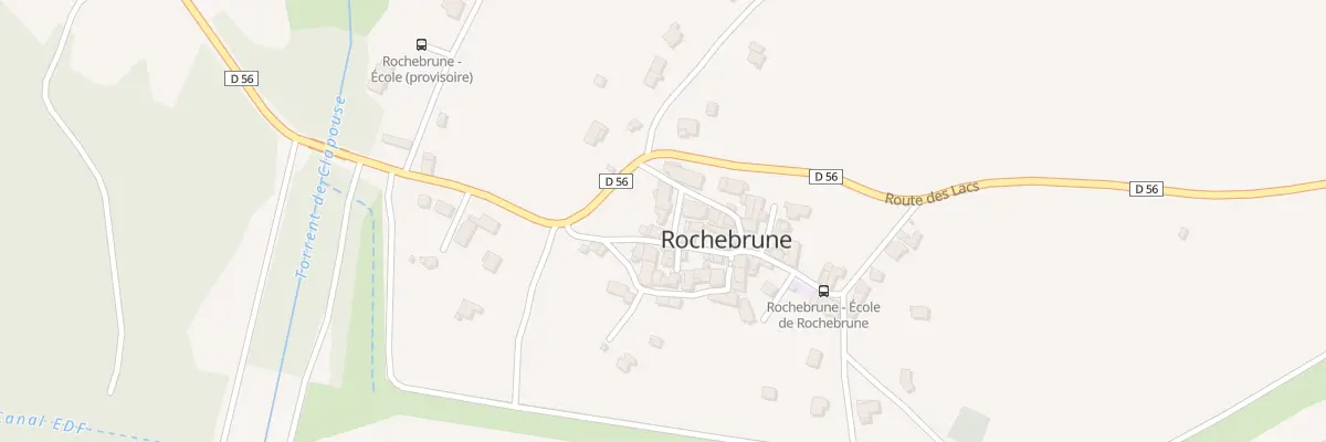 Plan du 5045 Le Village à Rochebrune