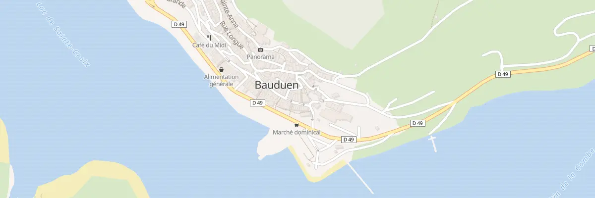 Plan du 5091 Rue Grande à Bauduen