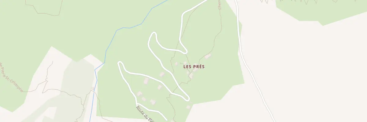 Plan du 5186 Les Pres à Saint-Christophe-en-Oisans