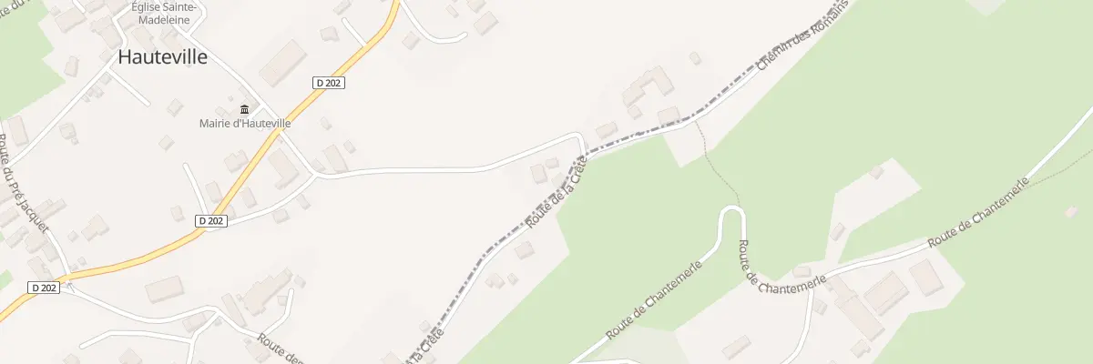 Plan du 5064 La Cote à Hauteville