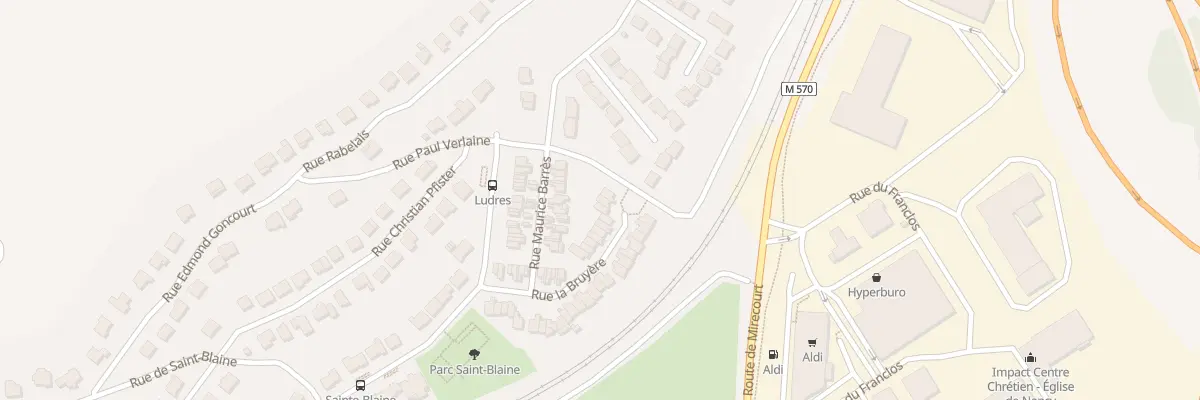 Plan du 159 Rue la Bruyère à Ludres
