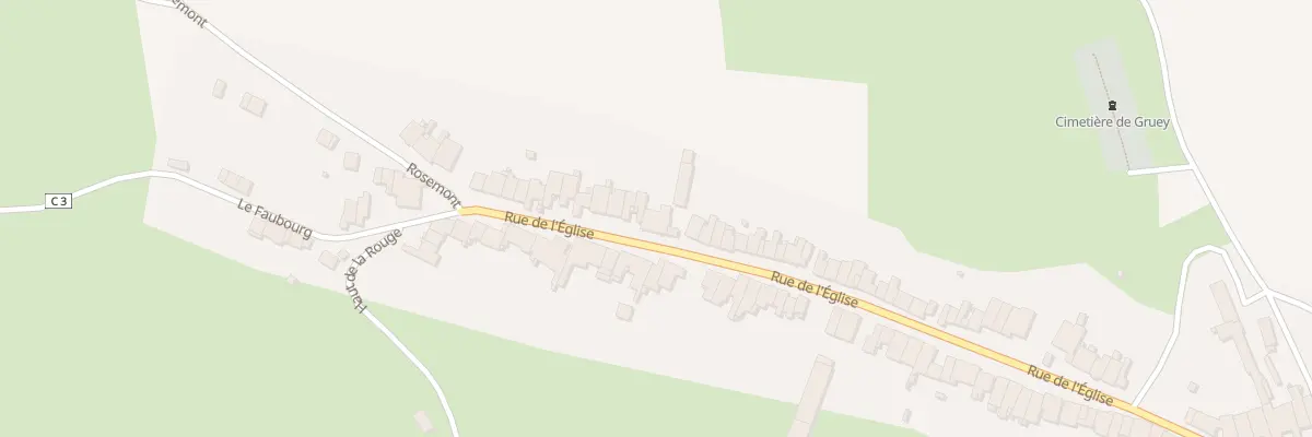 Plan du 80 Rue de l’Eglise à Gruey-lès-Surance