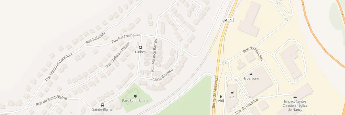 Plan du 147 Rue la Bruyère à Ludres