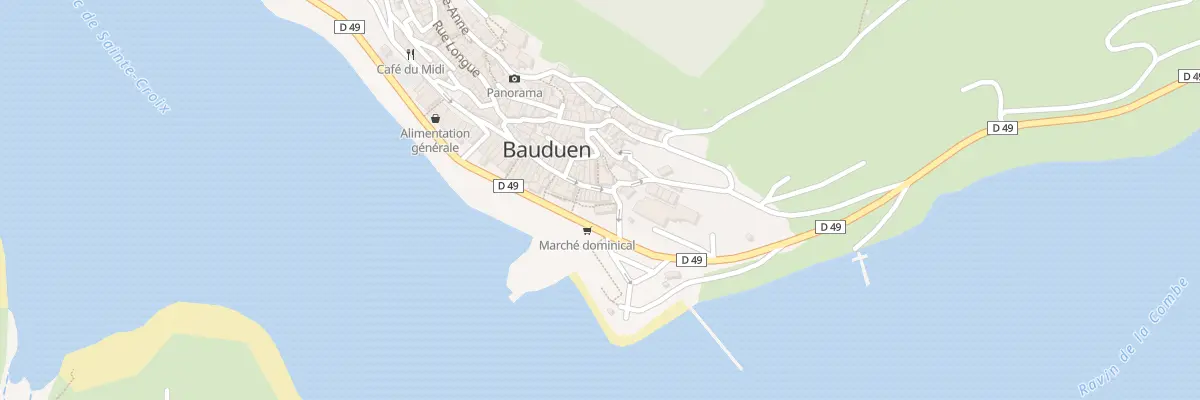 Plan du 10 Rue Grande à Bauduen