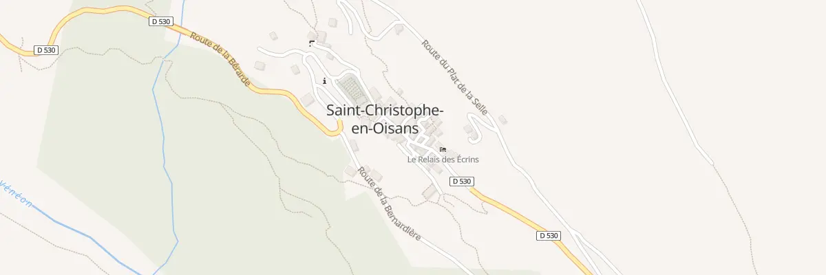Plan du 5025 La Ville à Saint-Christophe-en-Oisans