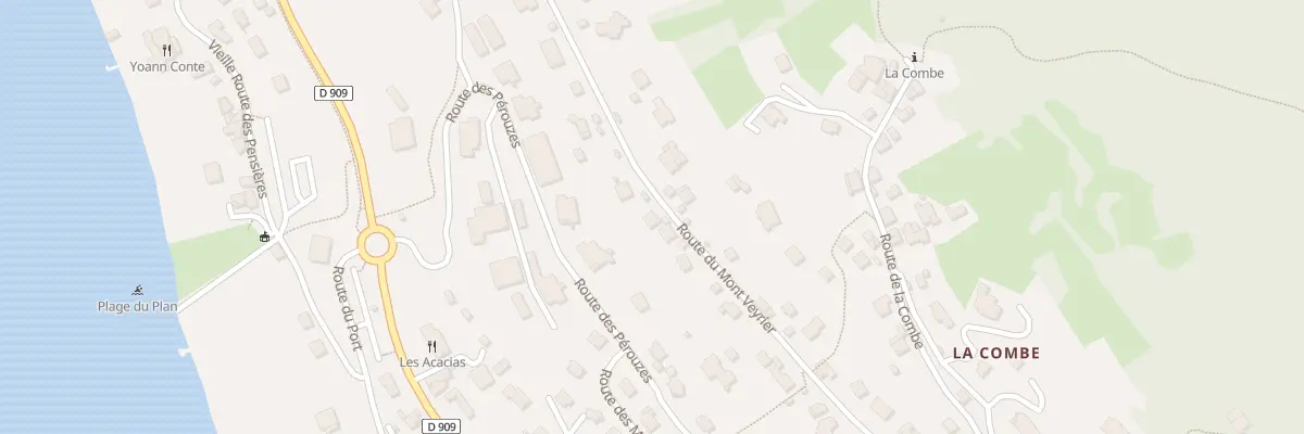 Plan du 23 Rte du Mont Veyrier à Veyrier-du-Lac