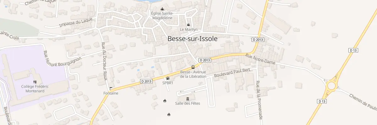 Plan du 14 Rue Frédéric Montenard à Besse-sur-Issole