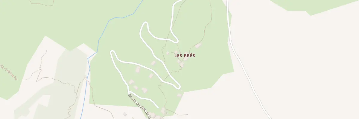 Plan du 5120 Les Pres à Saint-Christophe-en-Oisans