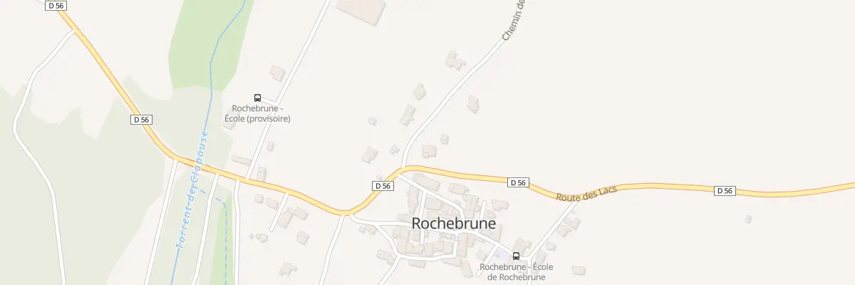 Plan du 5072 Sous Viere à Rochebrune
