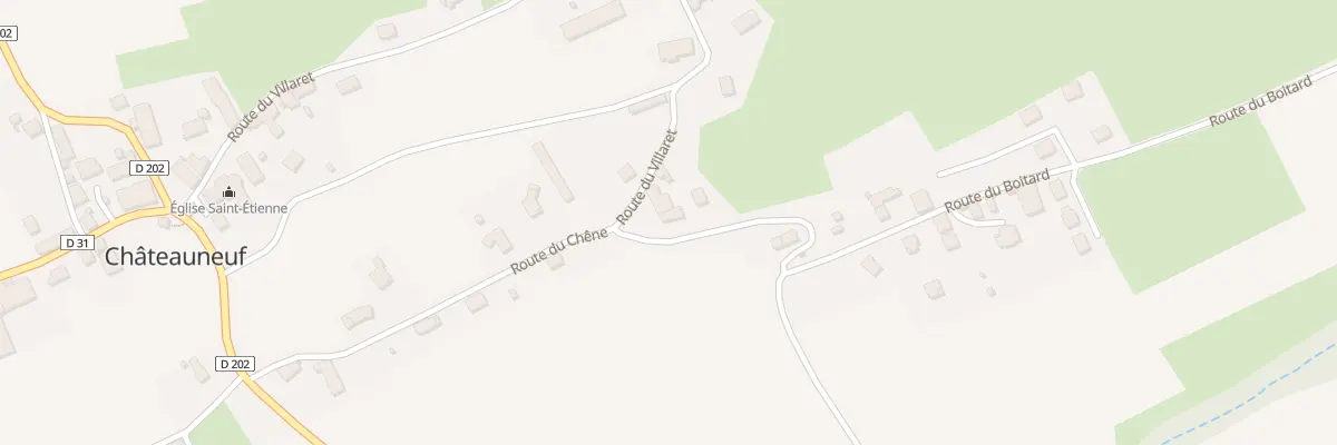 Plan du 307 Rte du Chenes à Châteauneuf