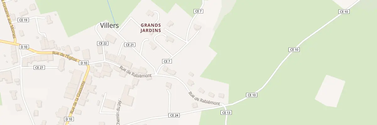 Plan du 175 Rue de Rabiémont à Villers