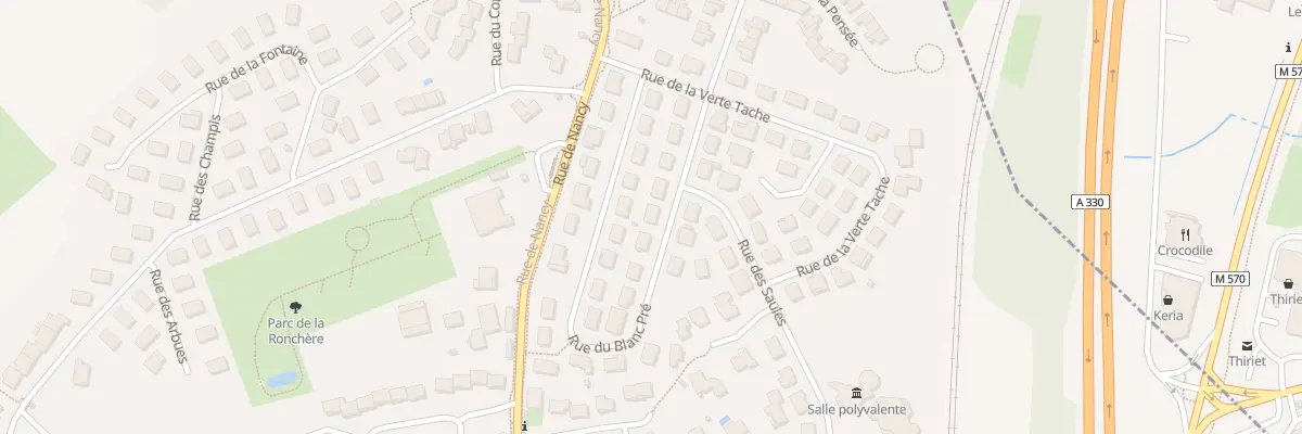 Plan du 28 Rue du Blanc Pré à Houdemont