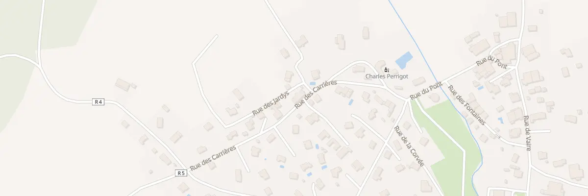 Plan du 6 Rue des Carrières à Nancray