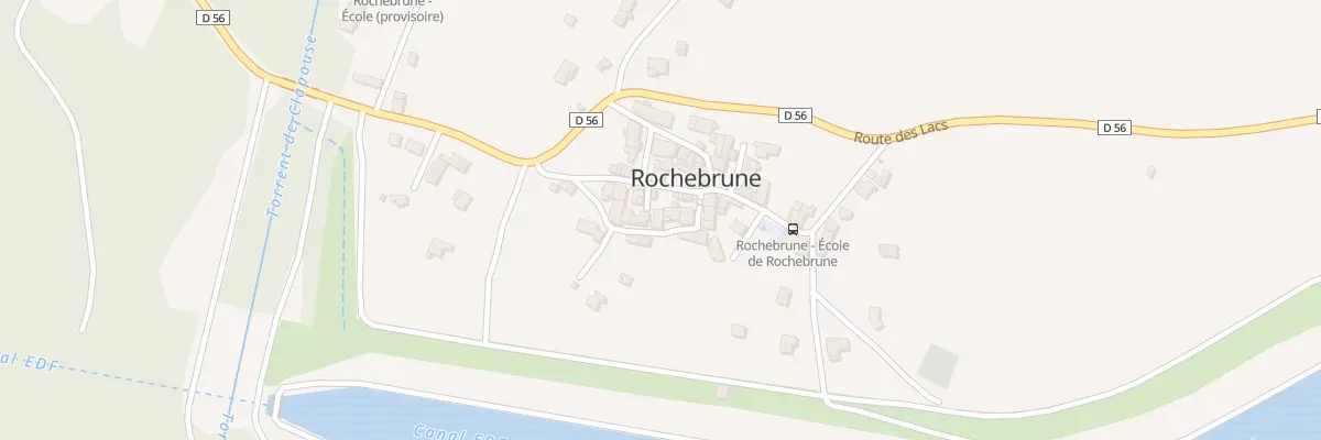 Plan du 25 Pas du Pigeonnier à Rochebrune