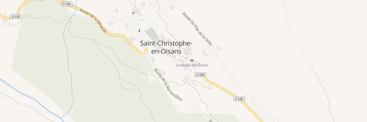 Plan du 5018 La Ville à Saint-Christophe-en-Oisans