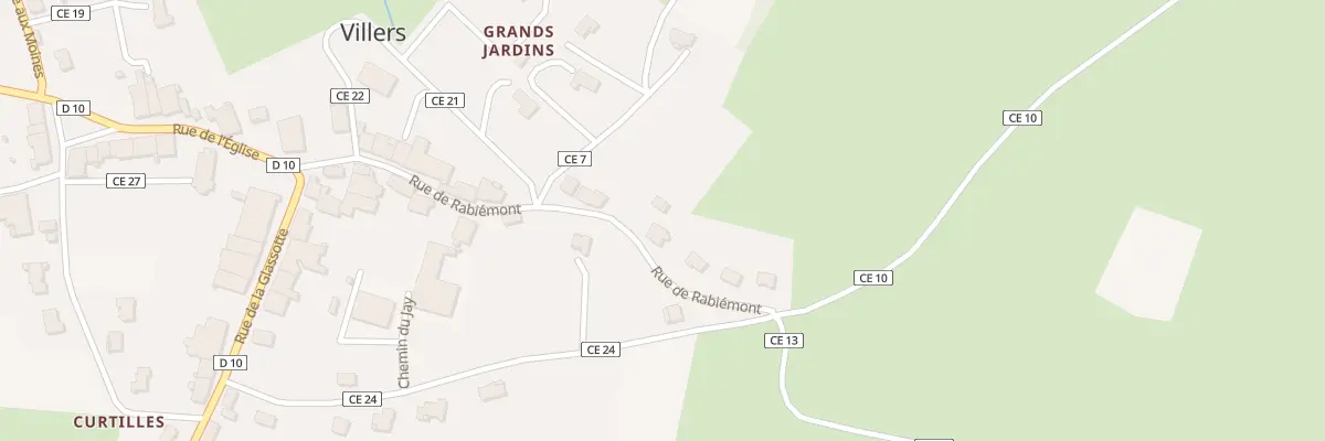 Plan du 237 Rue de Rabiémont à Villers