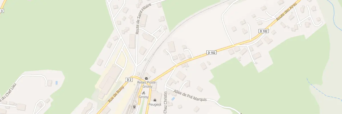 Plan du 101 Rte des Aires à Groisy
