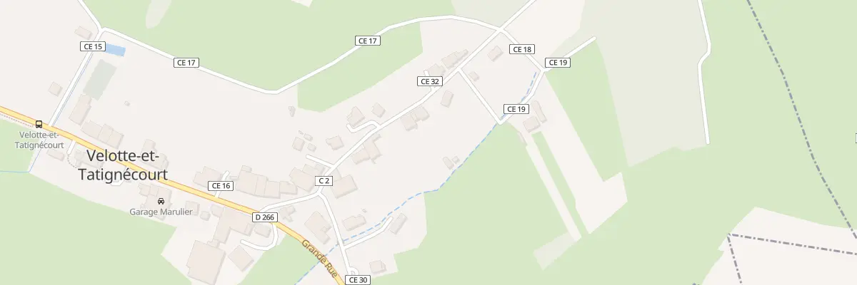Plan du 14 Rte d’Ahéville à Velotte-et-Tatignécourt