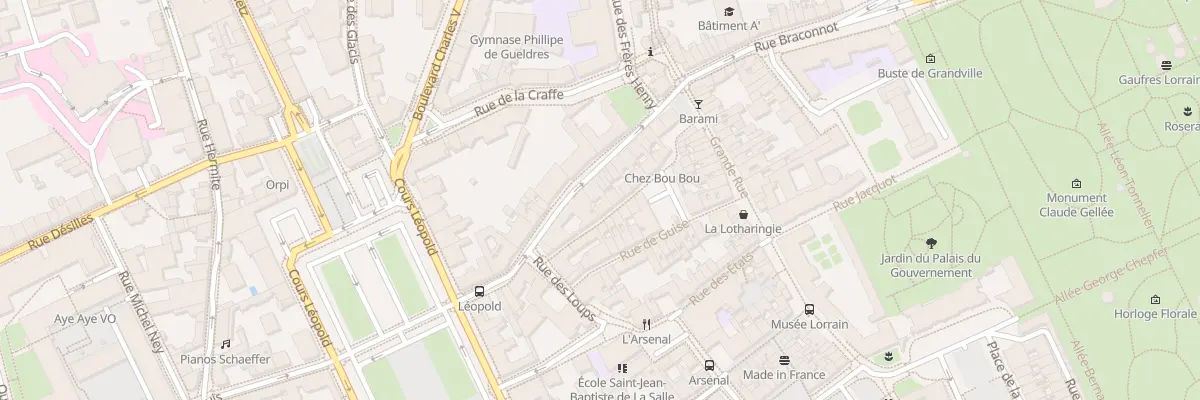Plan du 27 Rue du Haut Bourgeois à Nancy