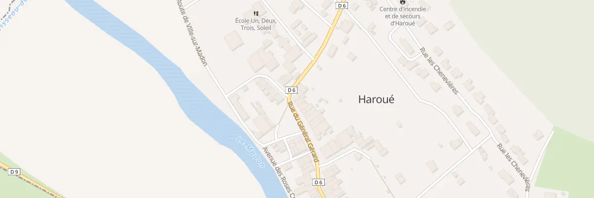 Plan du 1 Rue de l’Abbé Harmand à Haroué