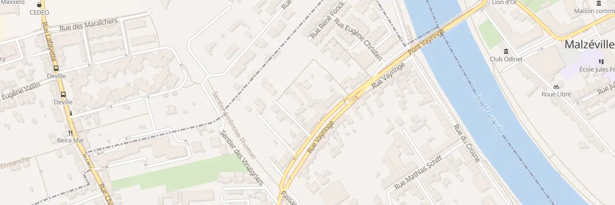 Plan du 87 Rue Vayringe à Nancy