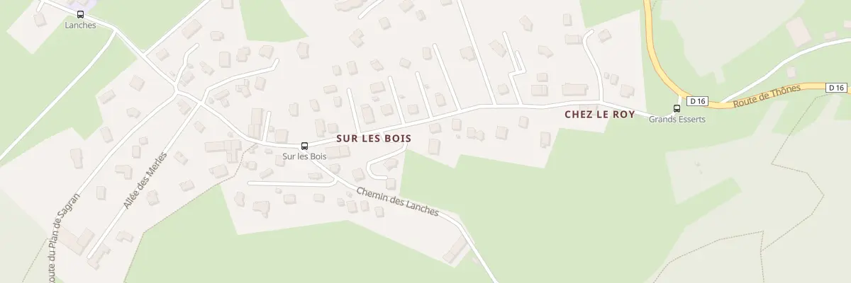 Plan du 36 Rue du Grand Essert à Annecy