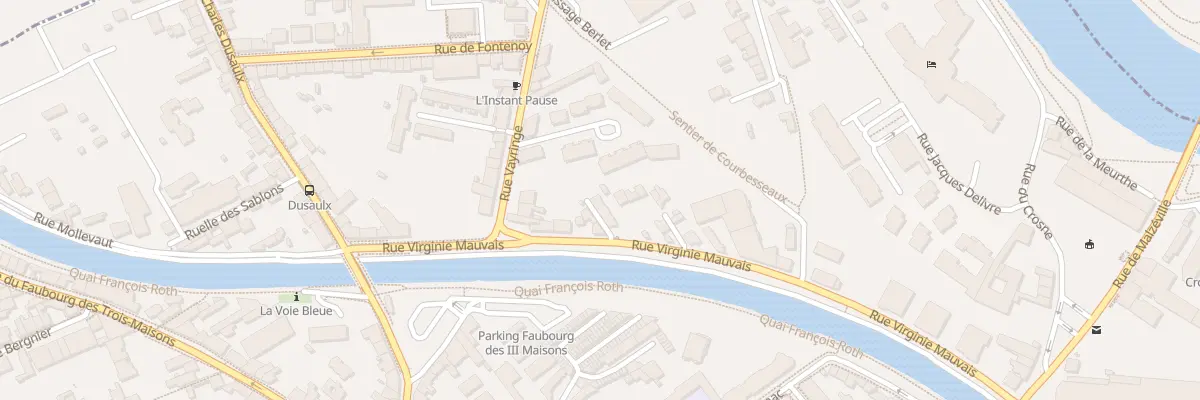Plan du 34 Rue Virginie Mauvais à Nancy