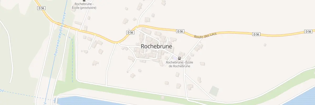 Plan du 5036 Le Village à Rochebrune