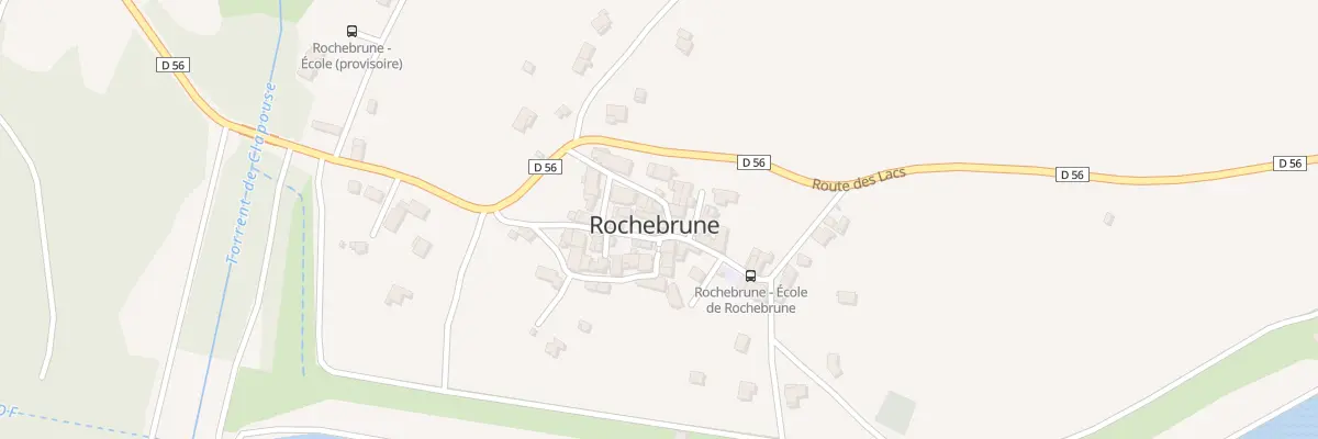 Plan du 5038 Le Village à Rochebrune