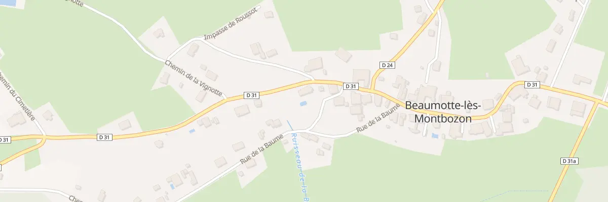 Plan du 31 Grande Rue à Beaumotte-Aubertans