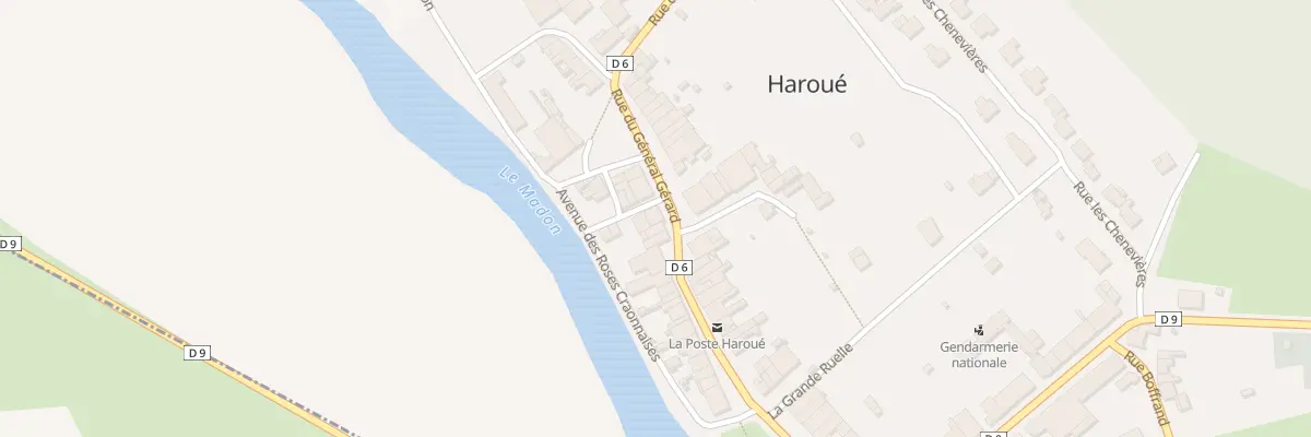 Plan du 4 Rue General Gerard à Haroué