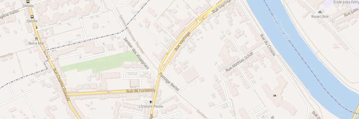 Plan du 52 Rue Vayringe à Nancy