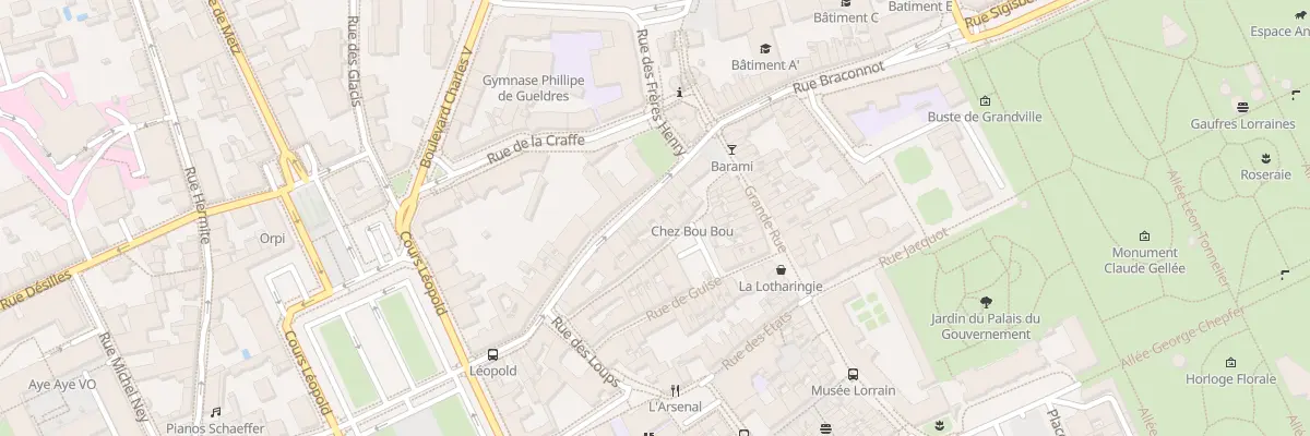 Plan du 17 Rue du Haut Bourgeois à Nancy