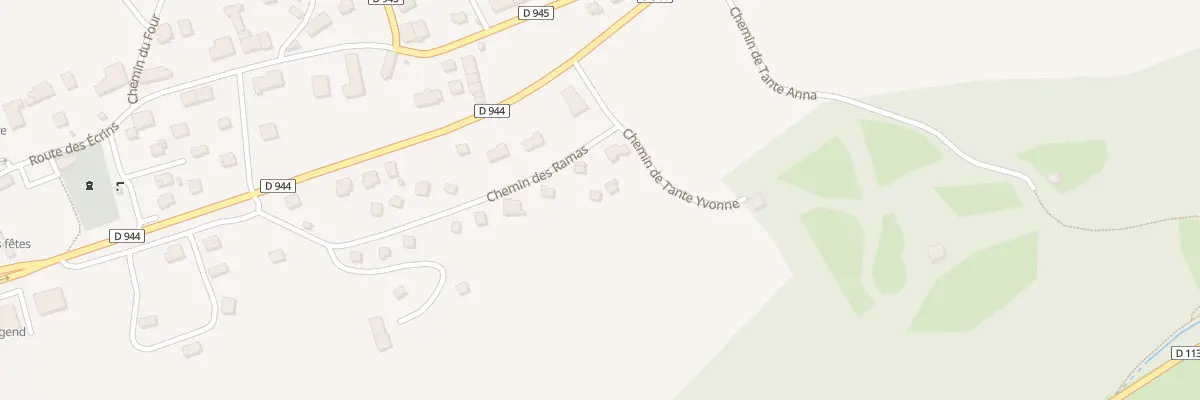 Plan du 5320 Cousty à Chabottes