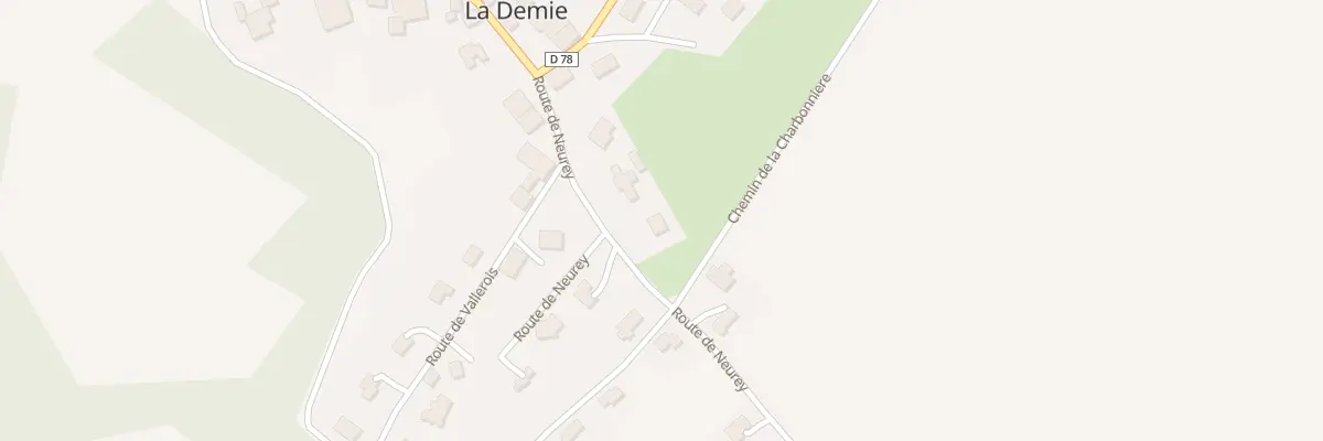 Plan du 5039 Rte de Neurey à La Demie