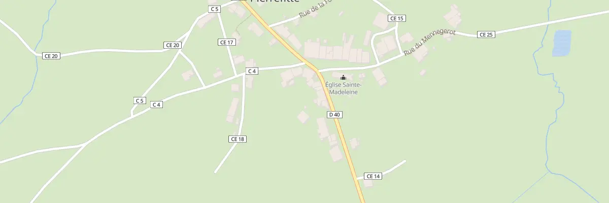 Plan du 10 Rue de la Gare à Pierrefitte