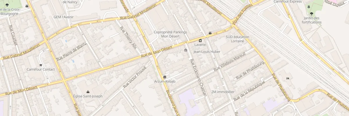 Plan du 27 Rue de Mon Desert à Nancy