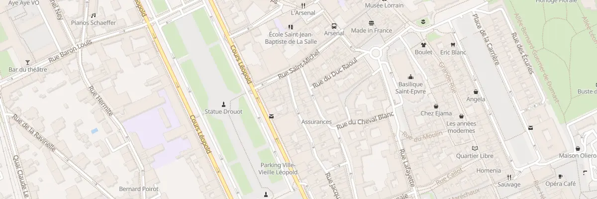 Plan du 38 Rue Jacquard à Nancy