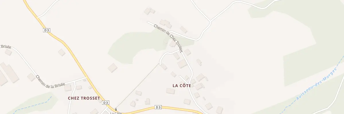 Plan du 263 Che de chez Trosset à Menthonnex-en-Bornes