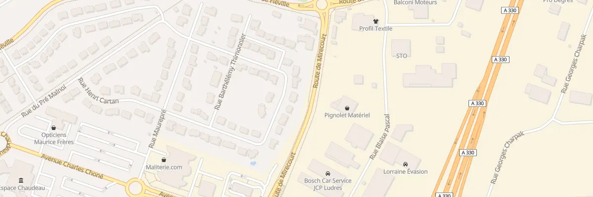 Plan du 228 Rue Joseph Marie Jacquard à Ludres