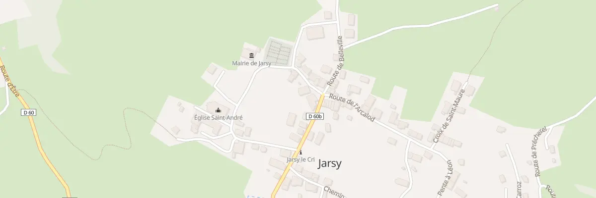 Plan du 36 Chef Lieu à Jarsy
