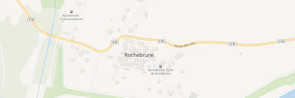 Plan du 5034 Le Village à Rochebrune