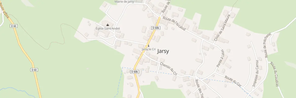 Plan du 15 Chef Lieu à Jarsy